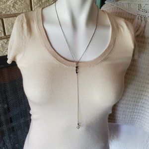 Leila Jewelry Crystal Lariat Necklace